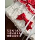 Twin Bears Take A Bite Of Cake White&Red JSK and Salopette(2nd Pre-Order/Full Payment Without Shipping)